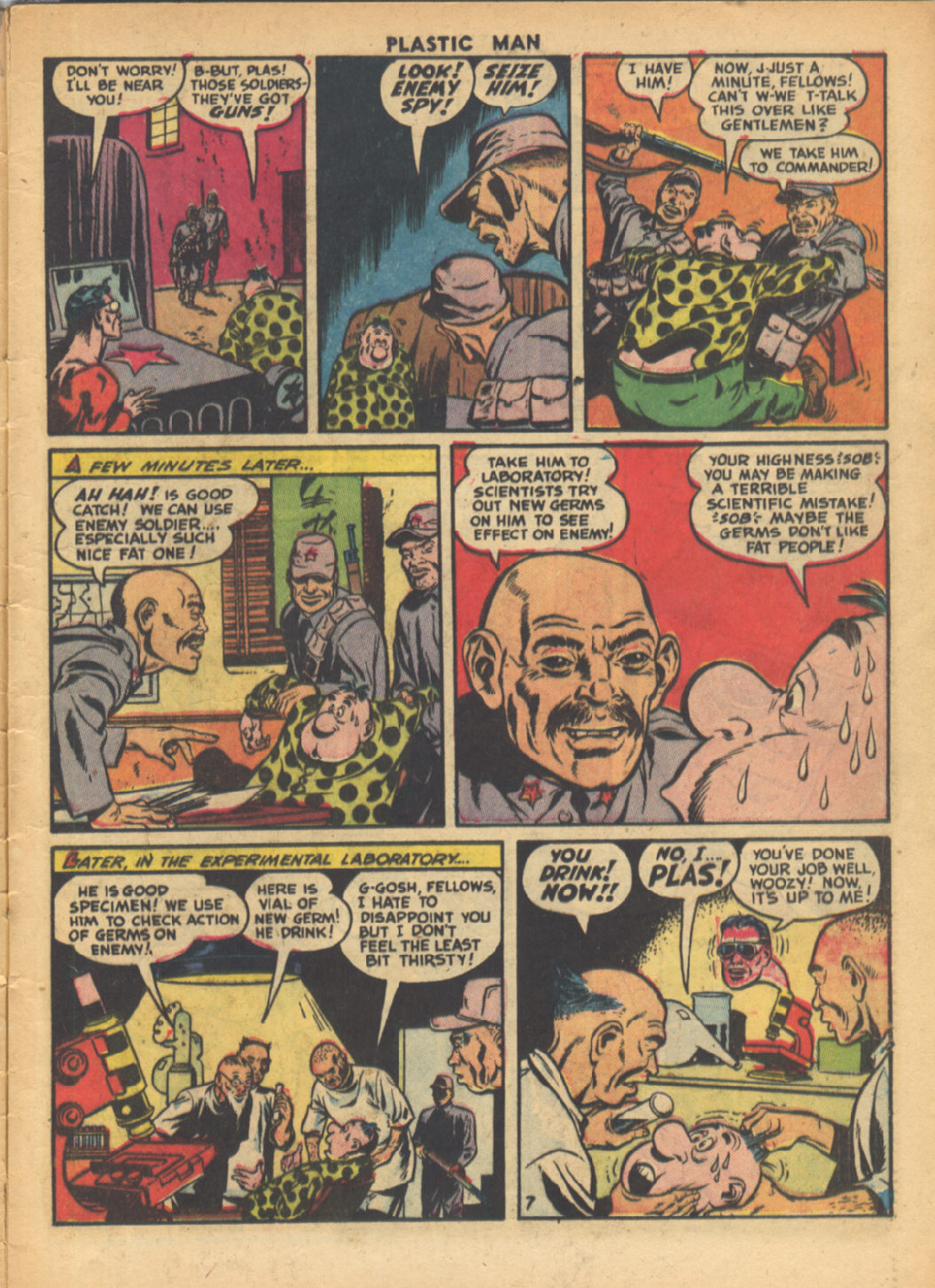 Read online Plastic Man (1943) comic -  Issue #38 - 9