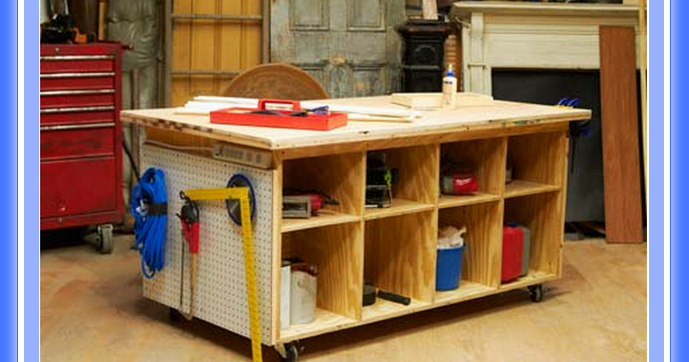 Banco de trabajo de madera | Web del Bricolaje Diseño Diy