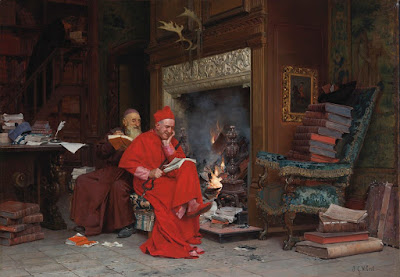 Jehan Georges Vibert, The committee on moral books, 1866