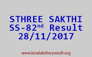 STHREE SAKTHI Lottery SS 82 Results 28-11-2017