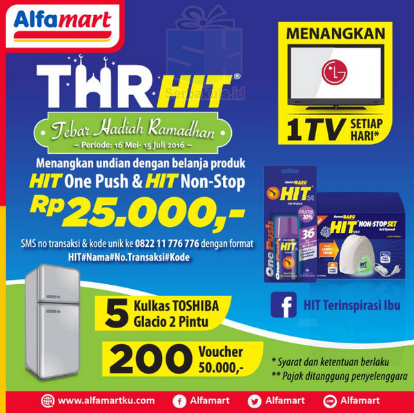 Undian THR HIT Alfamart Berhadiah 1 TV LG Setiap Hari Undian THR HIT Alfamart Berhadiah 1 TV LG Setiap Hari