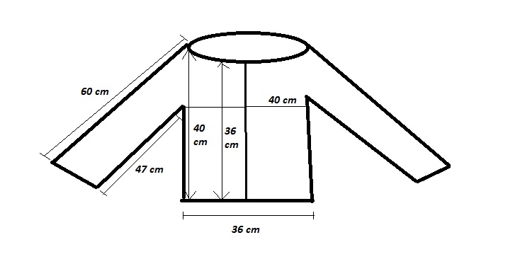 Größe S - So einfach drehst du Strickanleitungen um - aus Raglan von unten wird Raglan von oben