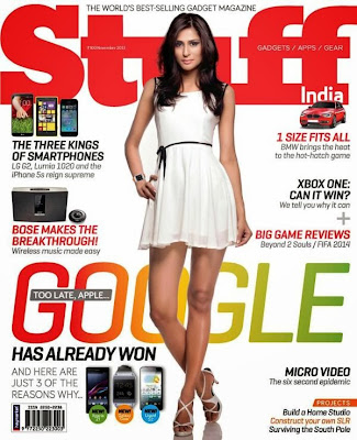 Preeti Desai on the cover of Stuff magazine