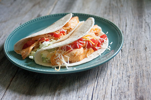 Easy Dinner Recipe: Buffalo Chicken Tacos | The Shabby Creek Cottage