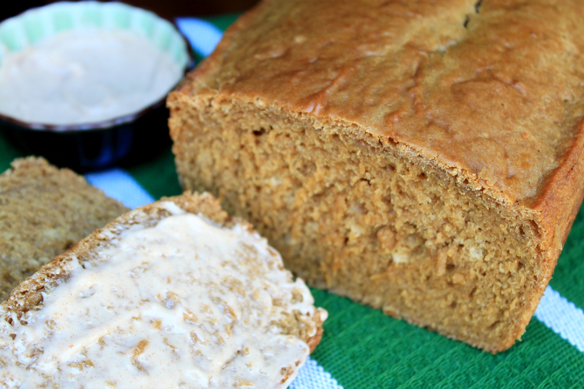 A Teaspoon and A Pinch Guinness Molasses Bread with Cinnamon Honey Butter