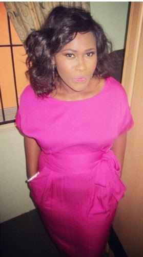 uche jombo pregnant picture