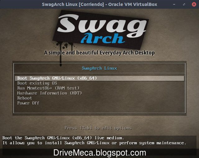 Instalar SwagArch Linux