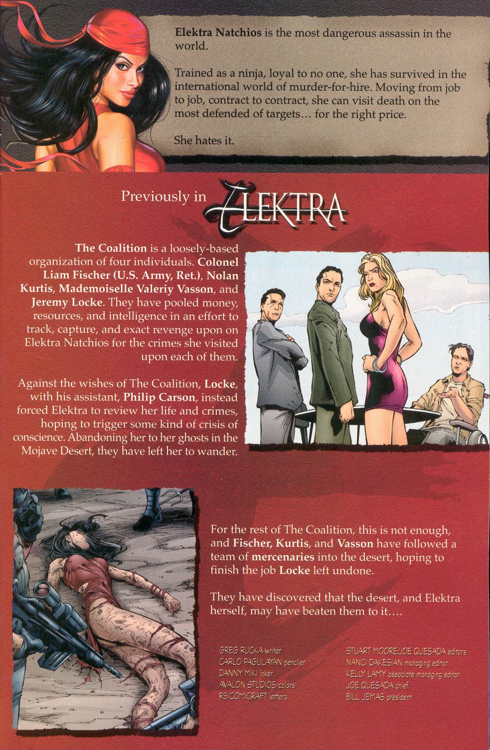 Read online Elektra (2001) comic -  Issue #14 - 2