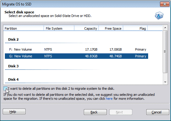 migrate hdd to ssd aomei