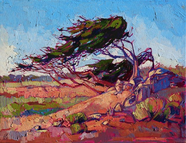 В стиле пленэрной живописи. Erin Hanson