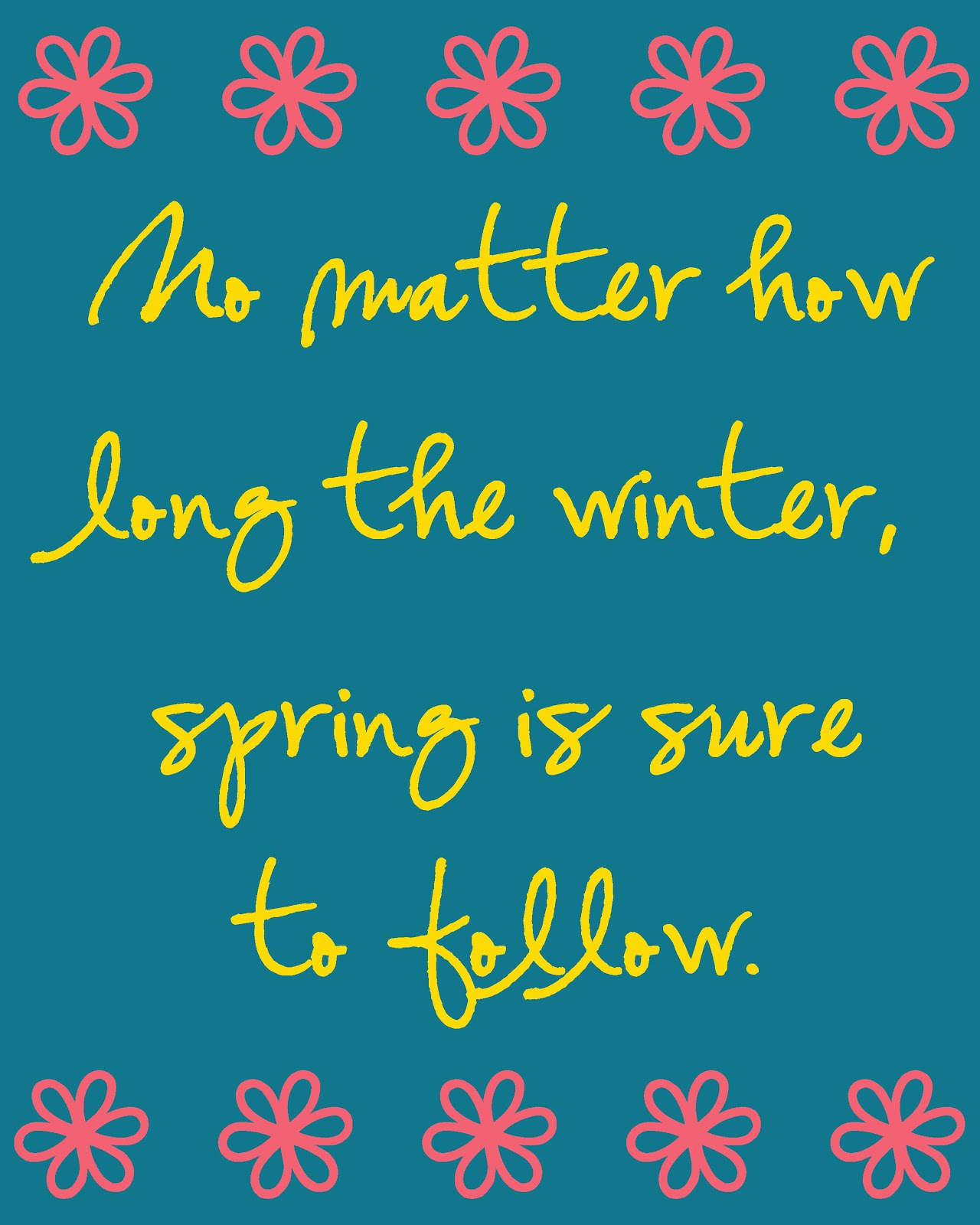 Spring is Sure to Follow – Take 2  While He Was Napping