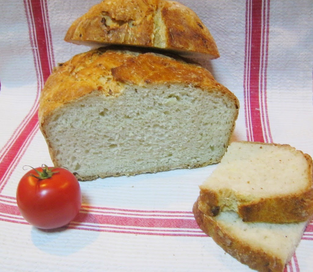 Paine de casa neframantata cu cartofi