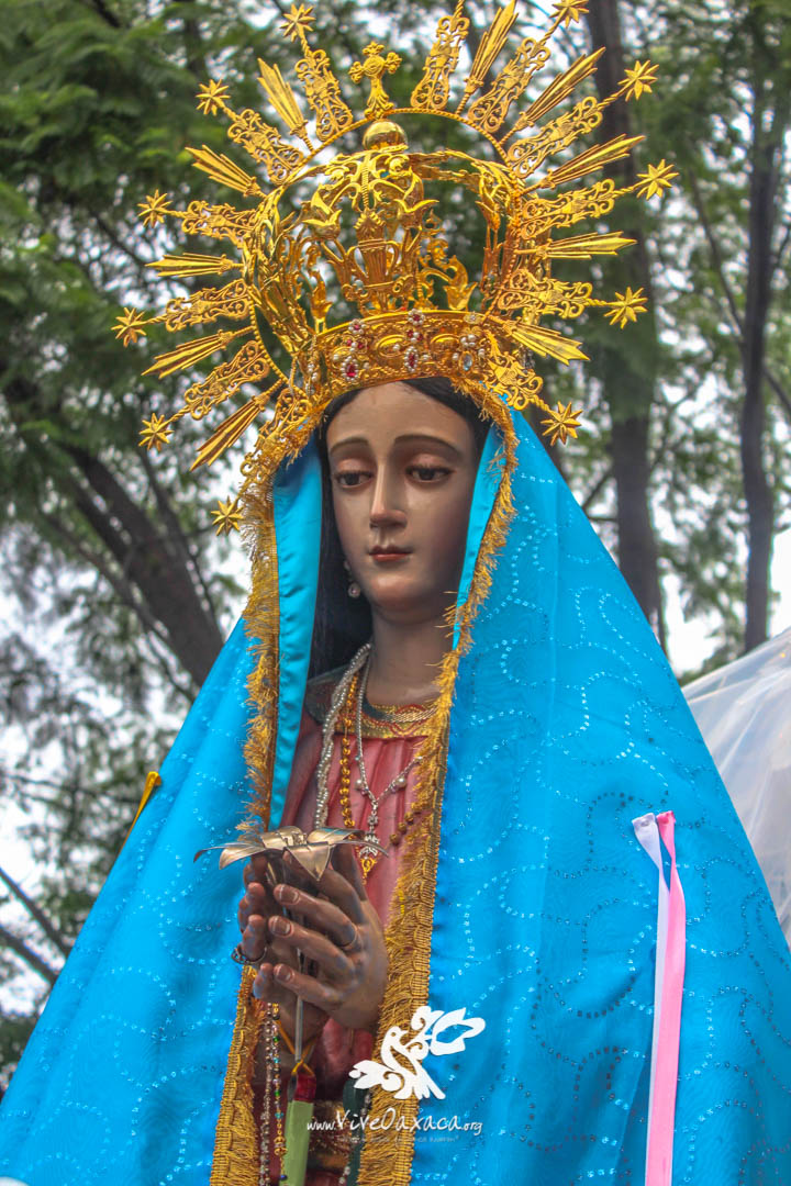 Procesión 2017 de la Virgen de la Natividad en la Villa de Zaachila