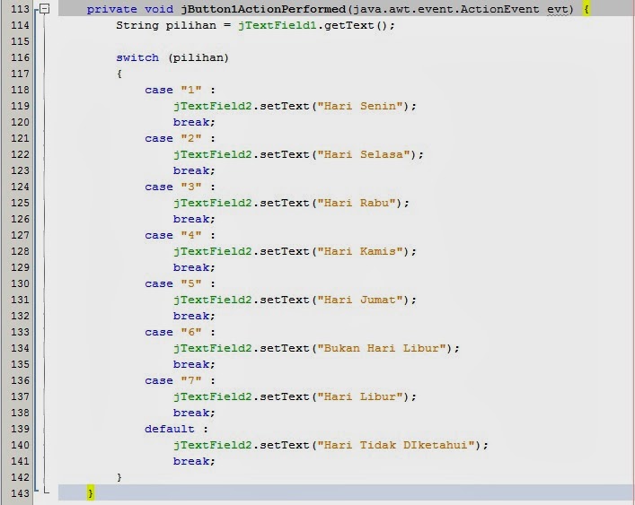 PEMULA DASAR AMATIR 5 MACAM PROGRAM YANG MENGGUNAKAN KONDISI PADA