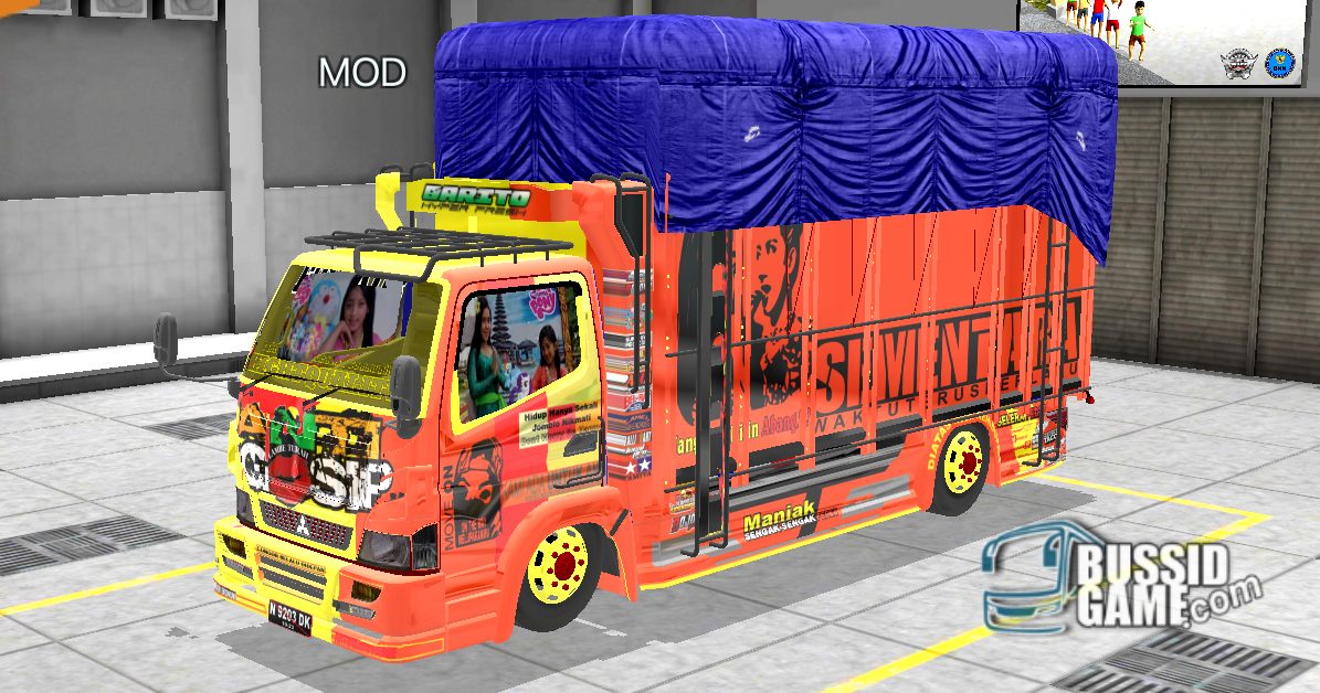 Mod Truck TE Anti Gosip Terpal Kotak By Ronald Gudang 