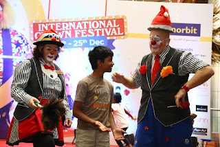 GRAND OPENING FOR INTERANTIONAL CLOWN FESTIVAL AT INORBIT MALL, WHITEFIELD GRAND OPENING FOR INTERANTIONAL CLOWN FESTIVAL AT INORBIT MALL, WHITEFIELD