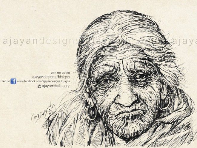 amazing pencil drawings by Kerala Artist Ajayan Chalissery