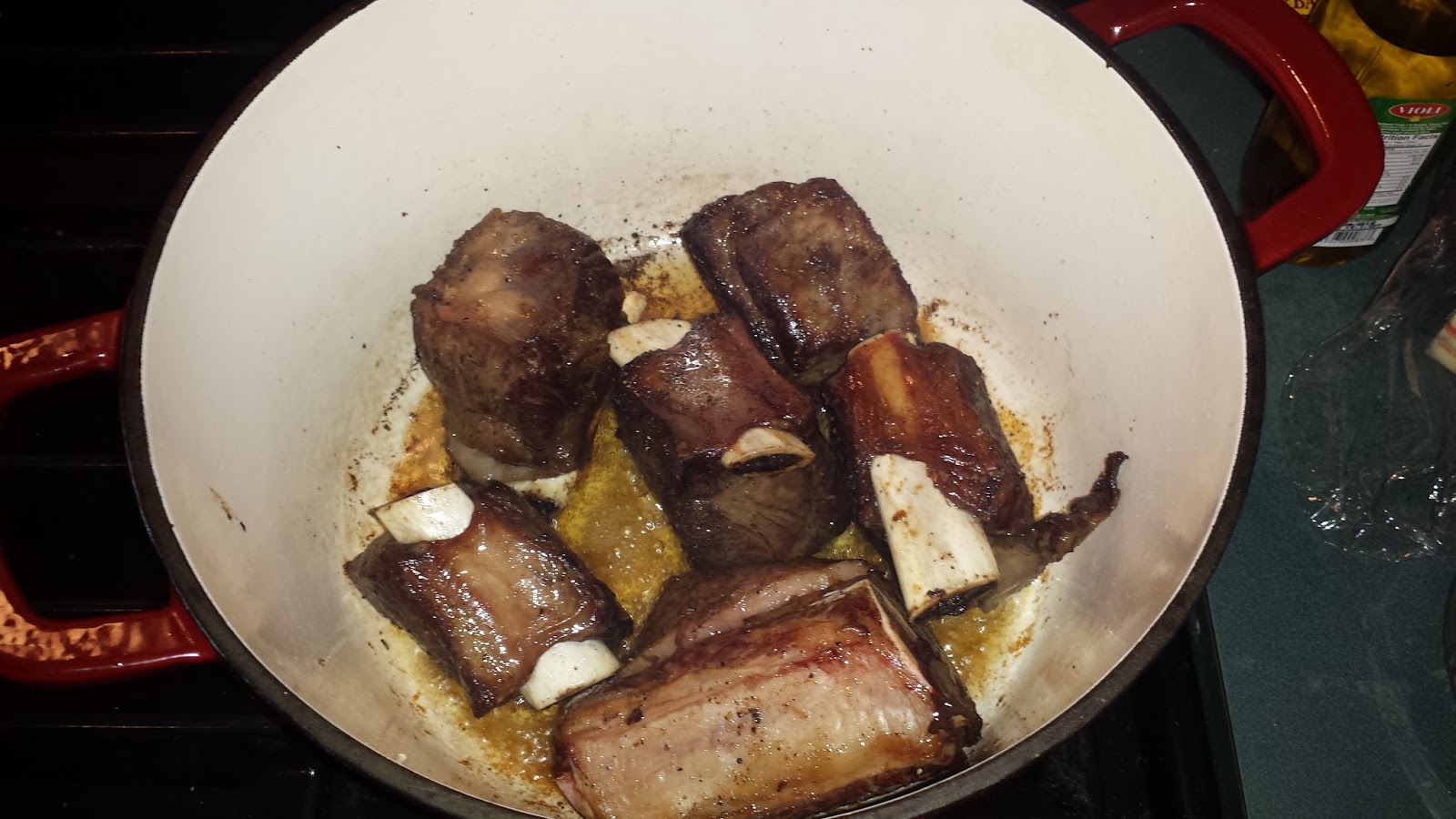 Cuisine de Michelle Short Ribs Braised in Red Wine (Epicurious/Bon Appétit version)