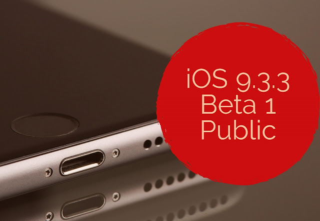 Apple released the first beta of iOS 9.3.3 to developers and has now made officially available to public testers as well for iPhone, iPad and iPod touch