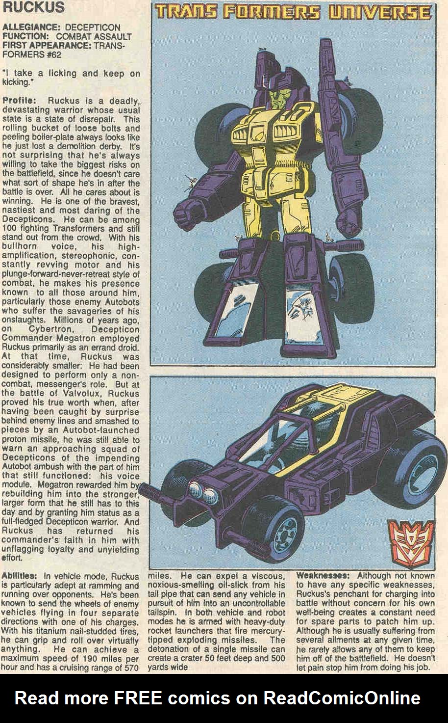 Read online The Transformers (1984) comic -  Issue #66 - 23
