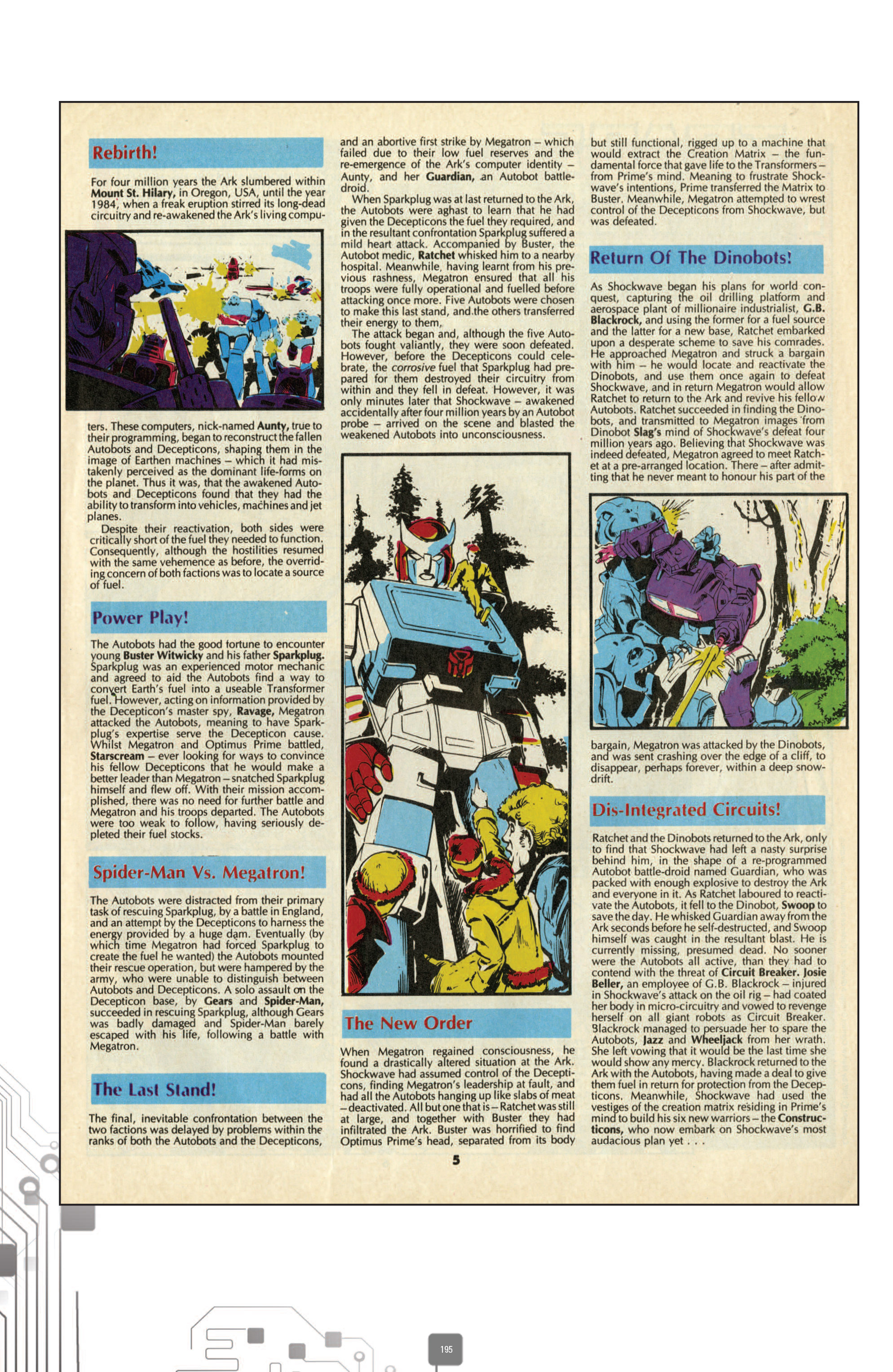 Read online The Transformers Classics UK comic -  Issue # TPB 1 - 196