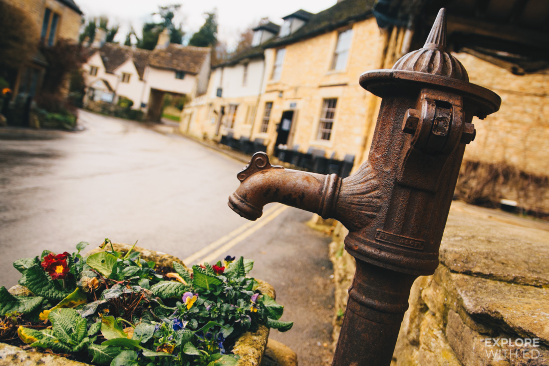 The Market Square area in Castle Combe