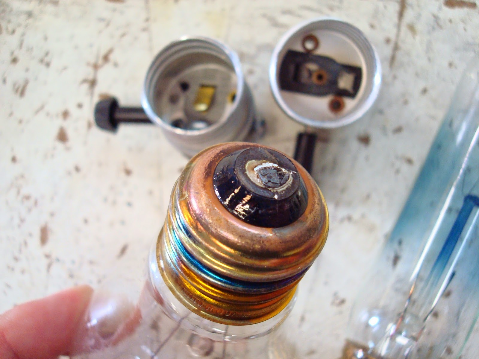 Lamp Parts and Repair Lamp Doctor Large Bronze Table Lamp Flickers