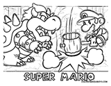 Oisín's Awesome Colouring Pages: Mario Colouring Pages