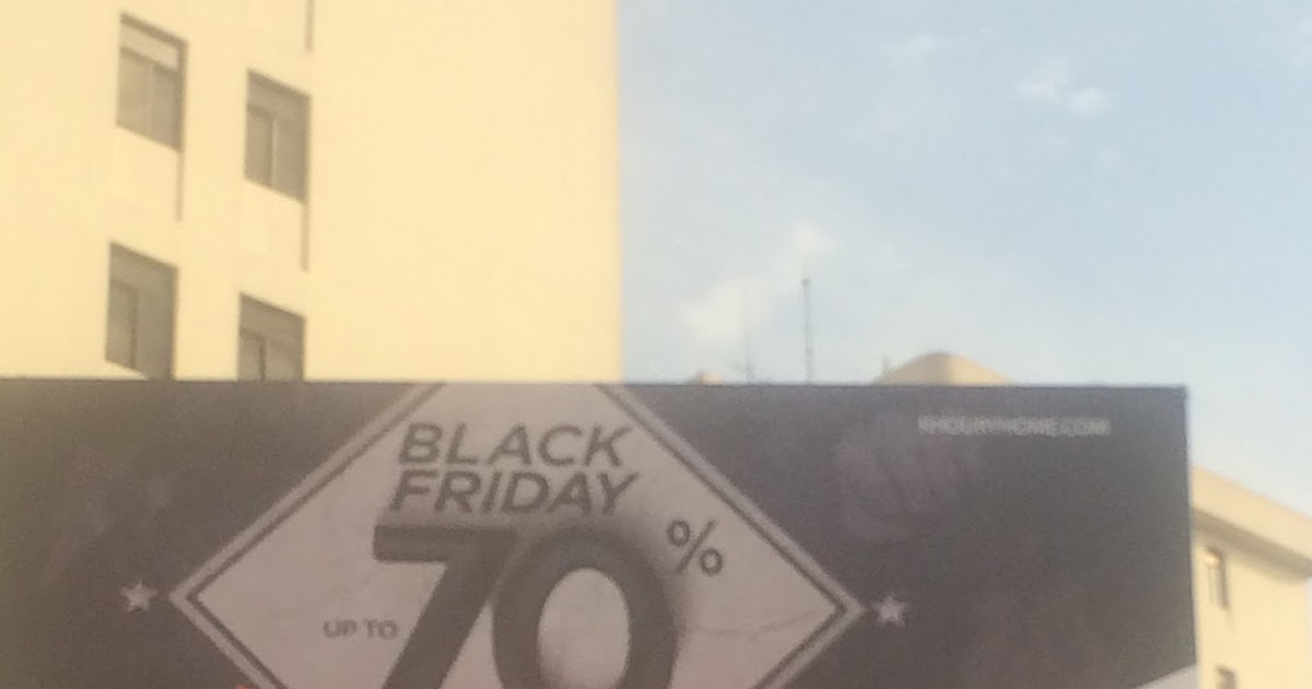 Black Friday another imported tradition Tarek Chemaly