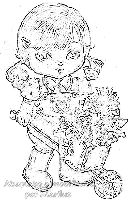 muñecas de cabeza y ojos grandes