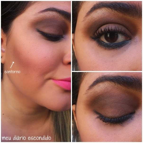 Blog By Carolinaa Usando Sombra Como Contorno Facial
