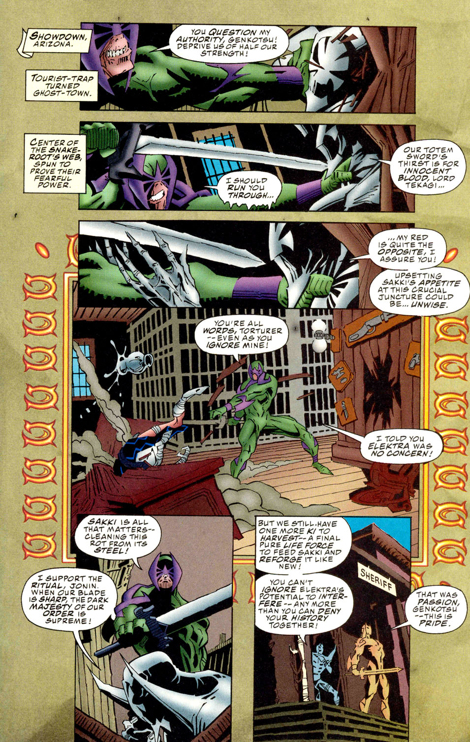 Read online Elektra (1995) comic -  Issue #2 - 11