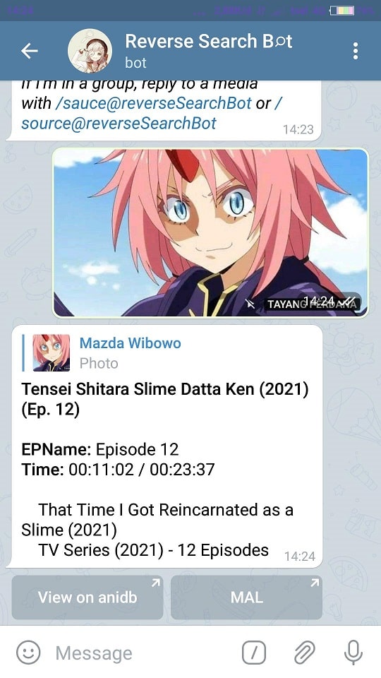 Bot Telegram Tensei Shitara Slime