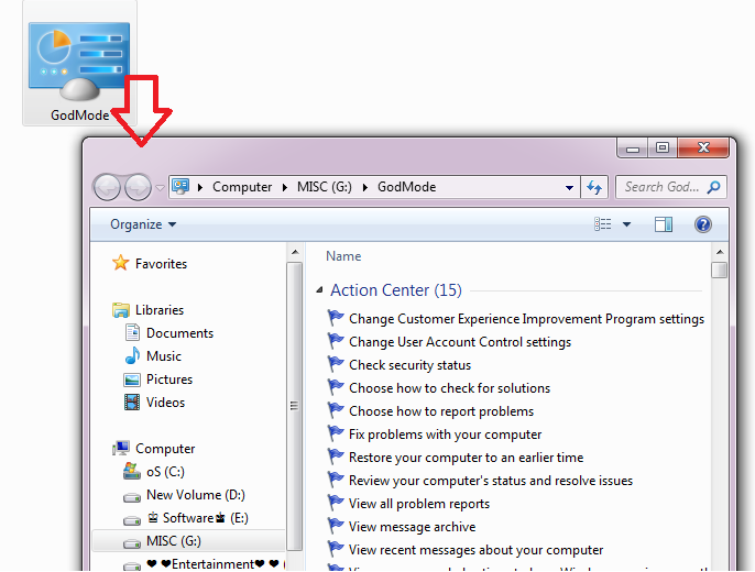 How to Create GOD MODE FOLDER in Windows 7 Vipin's Blog..