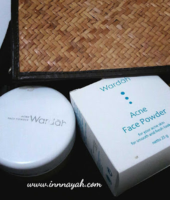 Review acne face powder wardah, acne face powder wadah, wardah acne series, bedak tabur wardah
