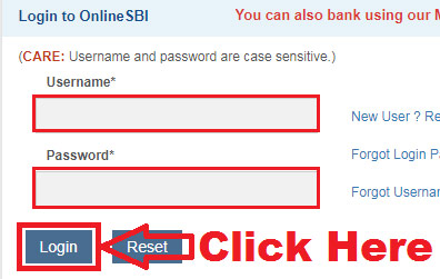 how to register for sbi e statement