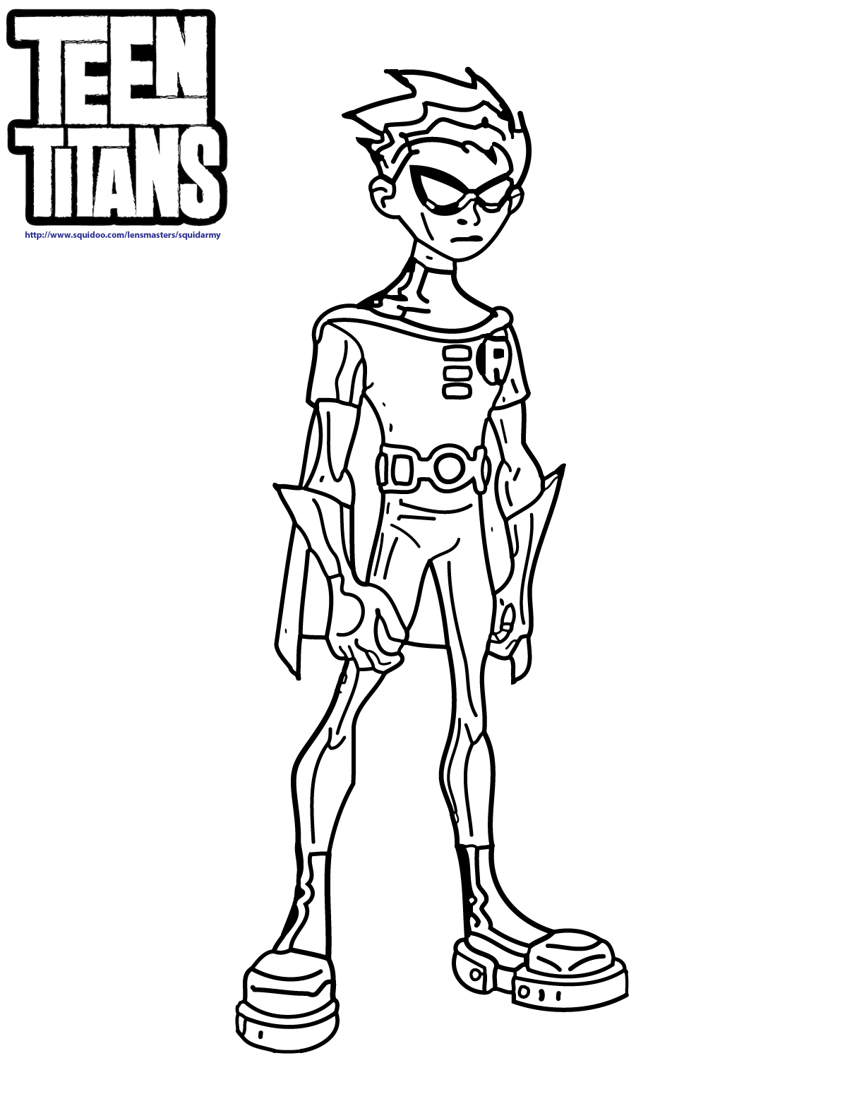 team titan coloring pages - photo #8