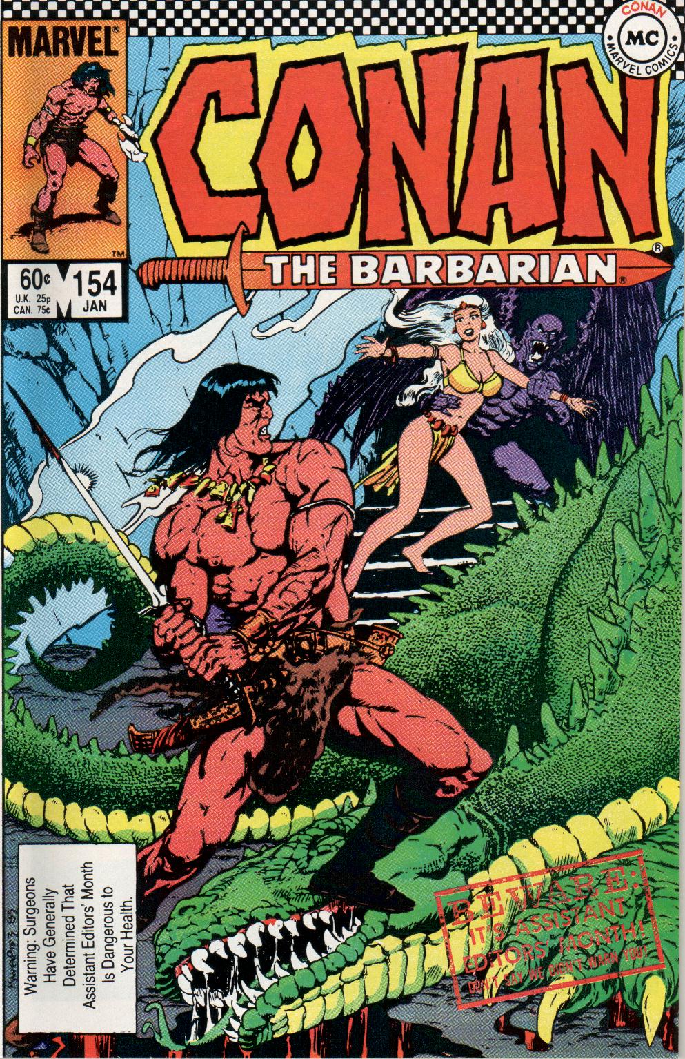 Read online Conan the Barbarian (1970) comic -  Issue #154 - 1