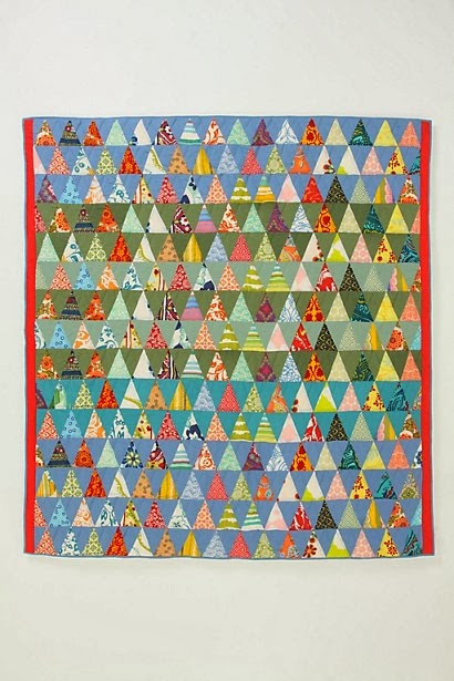 Molly Flanders Equalaterial Triangle Quilt
