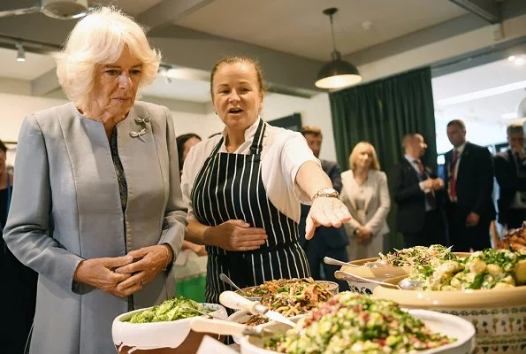 The Duchess of Cornwall visited Ireland’s oldest working mill in Avoca Village, Wicklow. A dinner at the Ambassador’s residence