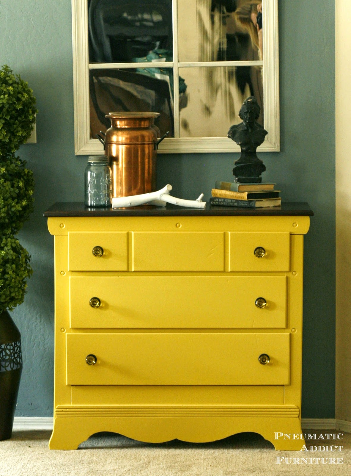 Vintage Yellow Dresser Pneumatic Addict