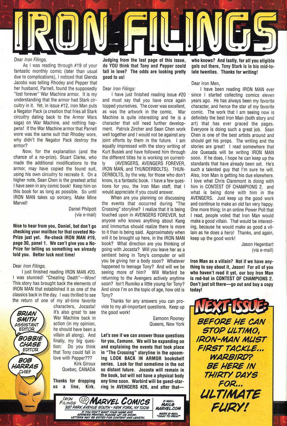 Read online Iron Man (1998) comic -  Issue #23 - 34