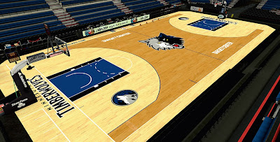 NBA 2K14 Timberwolves HD Court Mod