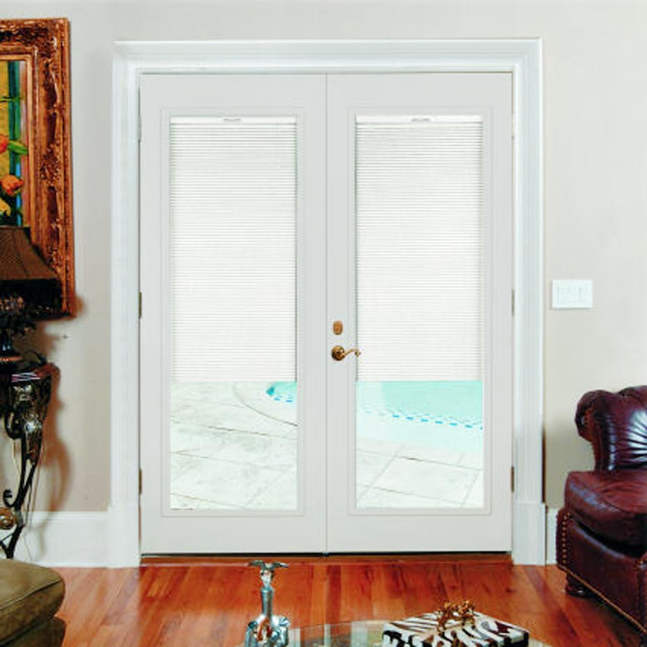 Patio Design Patio Doors with Built in Blinds Providing Natural Lights