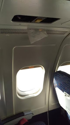 9 Photos: 'Water dripping, abnormal noises' - Passenger on a flight from Abuja shares her experience