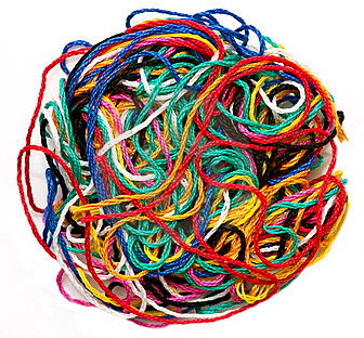 Writing Whats Real: How to Untangle Knots (My mothers yarn)