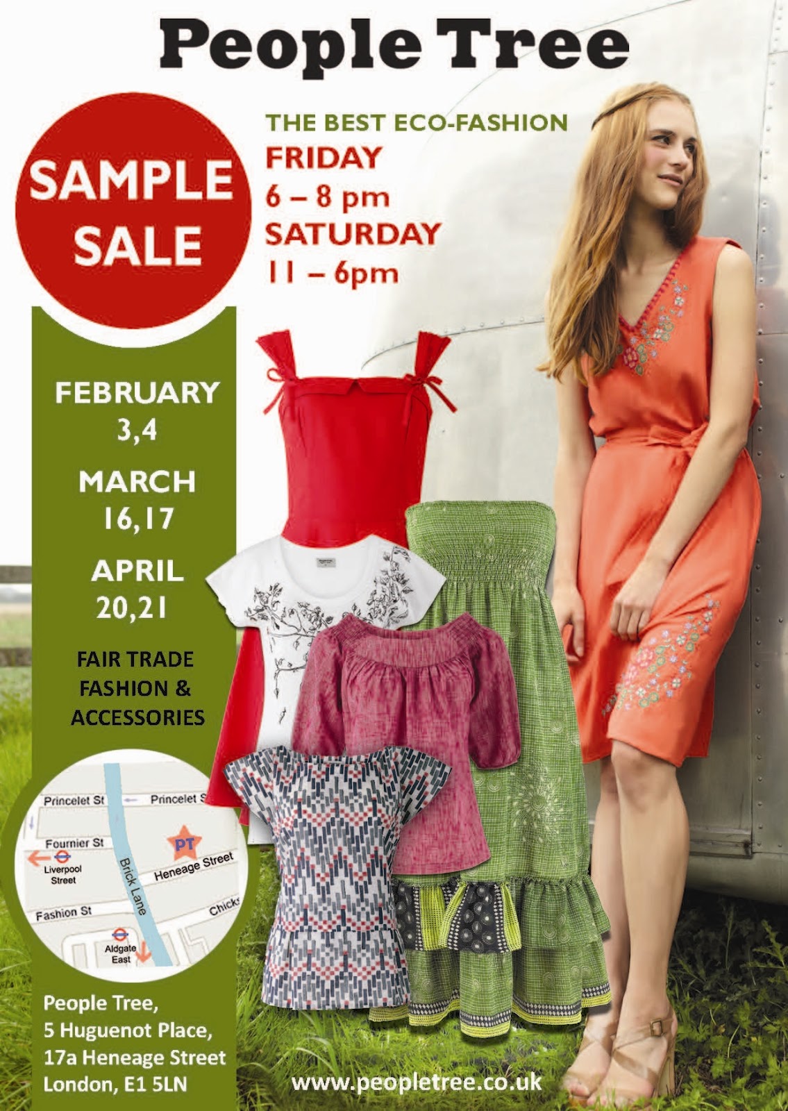 Puff and Flock Sustainable Fashion London Sample Sale