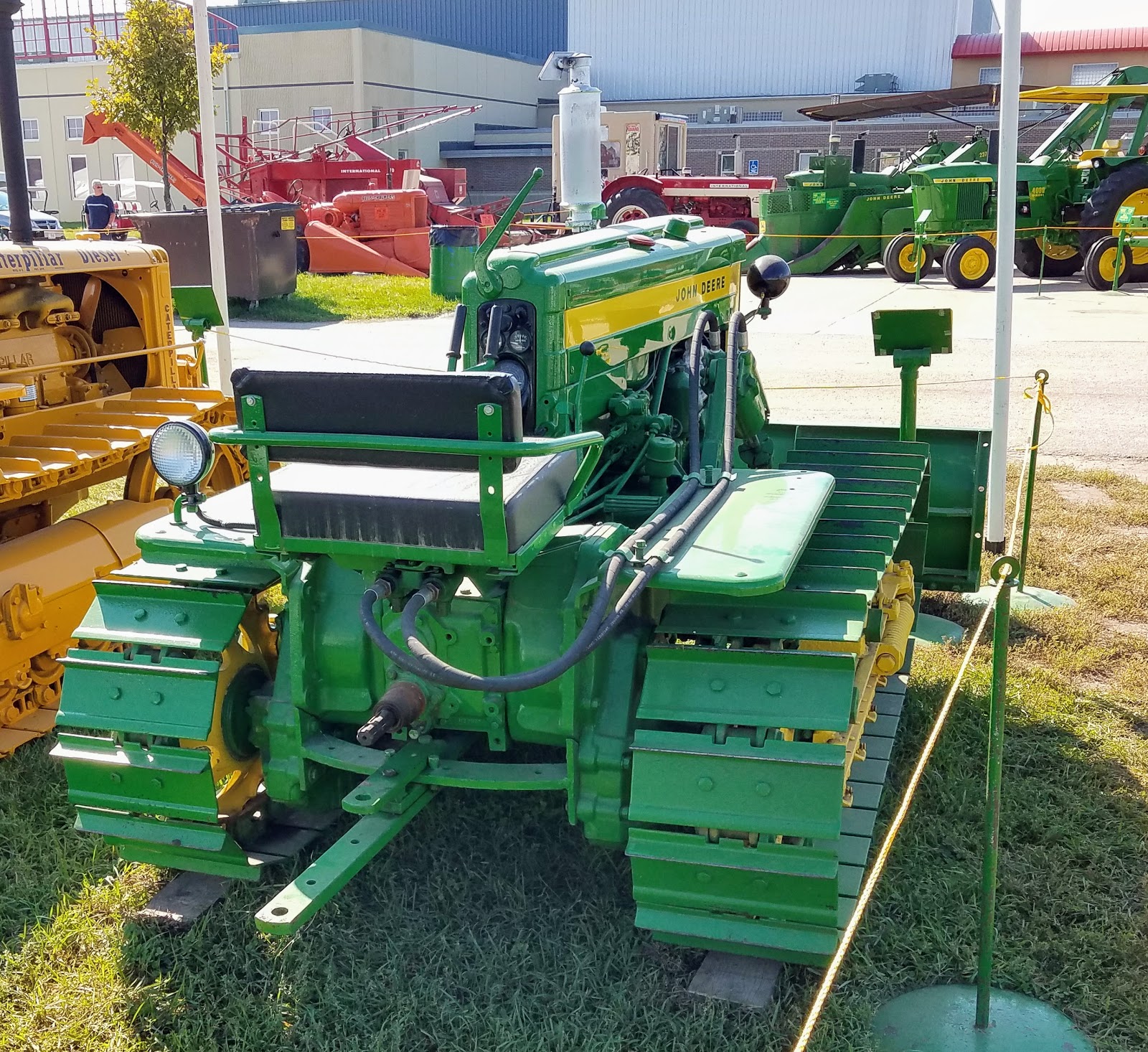 History and Culture by Bicycle Spencer, Iowa 2018 Clay County Fair, 1958 John Deere 420C, 09