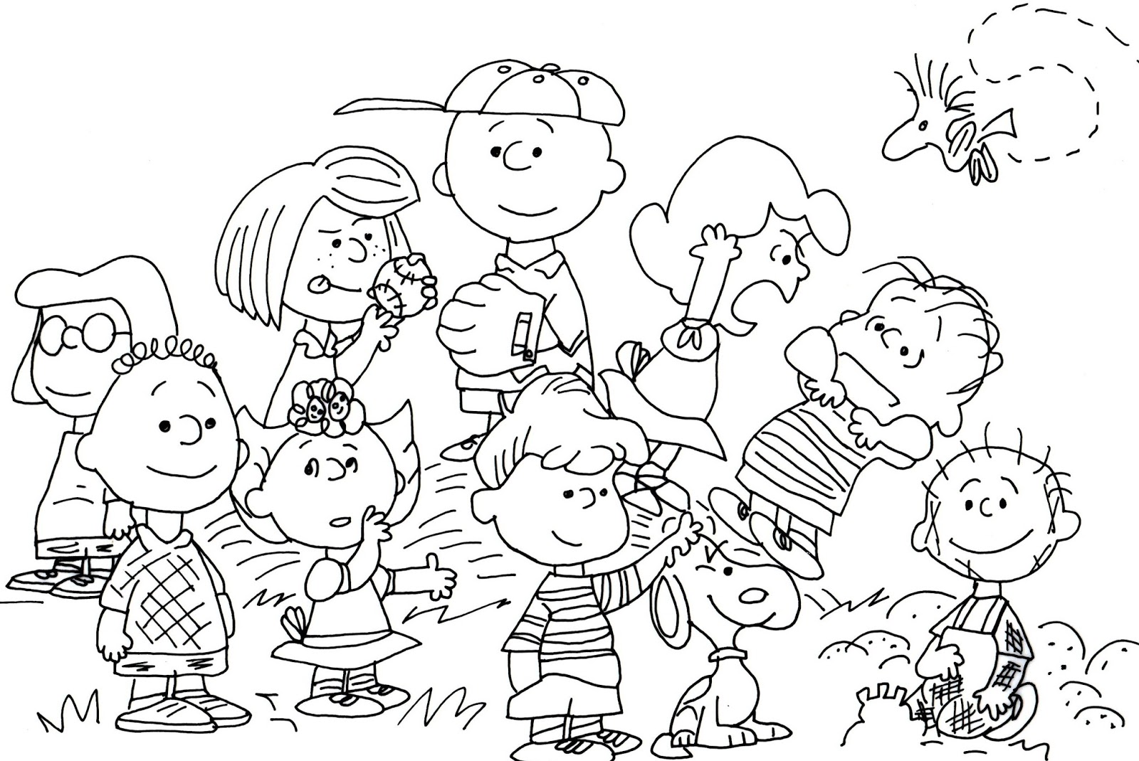 gambar-free-charlie-brown-snoopy-peanuts-coloring-pages-printable-page