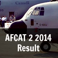 AFCAT 2 2014 Result 